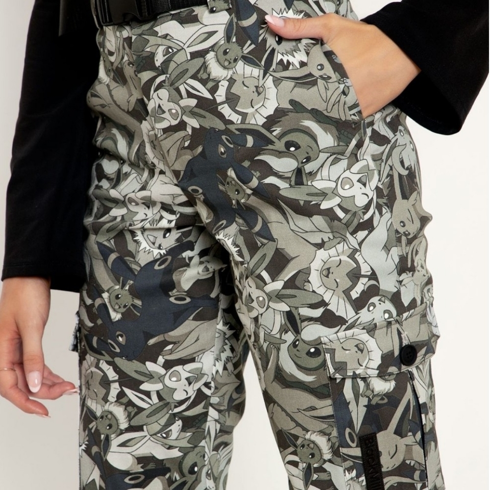 Eevee evolution cargo pants blackmilk